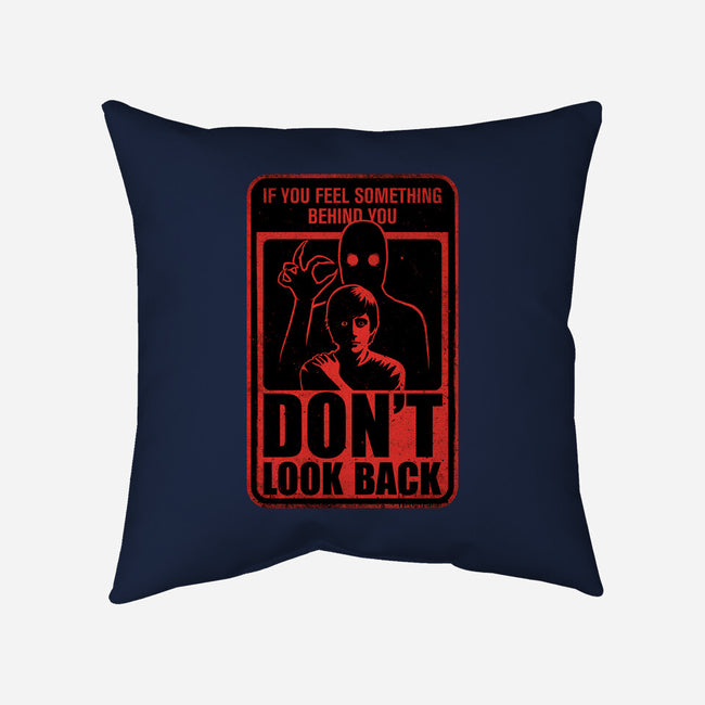 Horror Signs Creature Following-None-Removable Cover w Insert-Throw Pillow-Studio Mootant