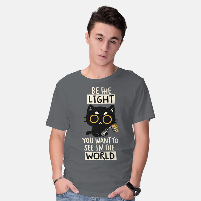 Be The Light-Mens-Basic-Tee-koalastudio