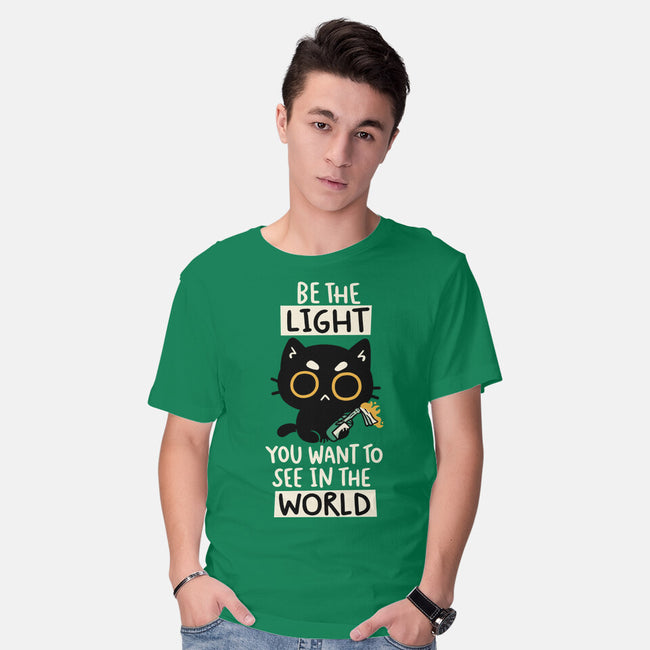 Be The Light-Mens-Basic-Tee-koalastudio