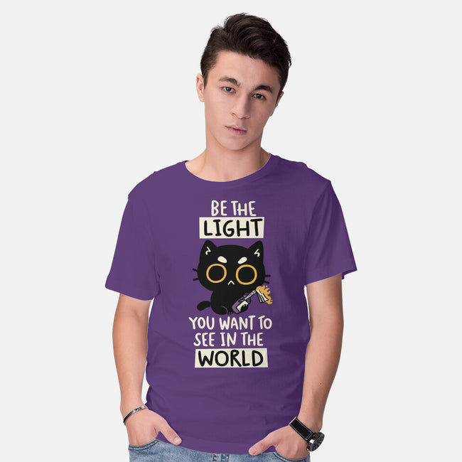Be The Light-Mens-Basic-Tee-koalastudio