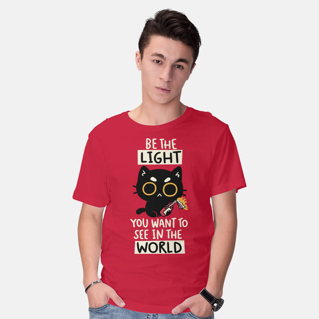 Be The Light-Mens-Basic-Tee-koalastudio