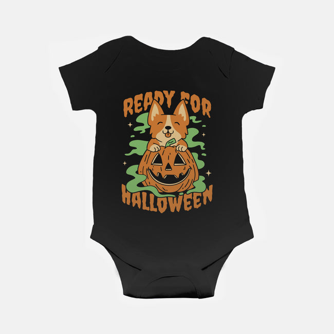 Ready For Halloween-Baby-Basic-Onesie-brunopires