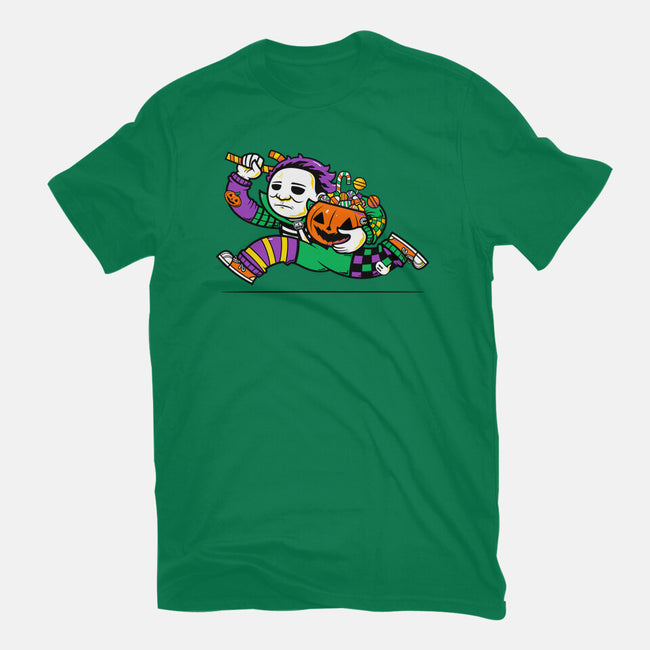 Halloween Candy Run-Womens-Basic-Tee-krisren28