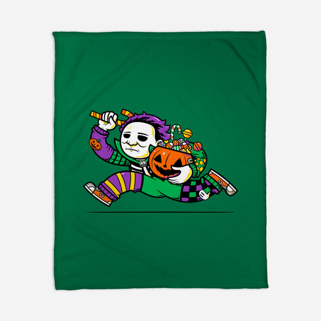 Halloween Candy Run-None-Fleece-Blanket-krisren28