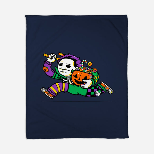 Halloween Candy Run-None-Fleece-Blanket-krisren28
