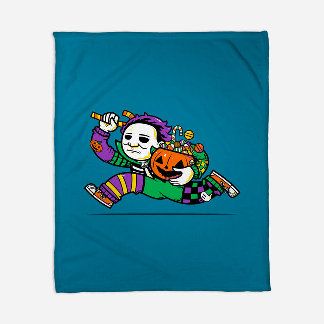 Halloween Candy Run-None-Fleece-Blanket-krisren28