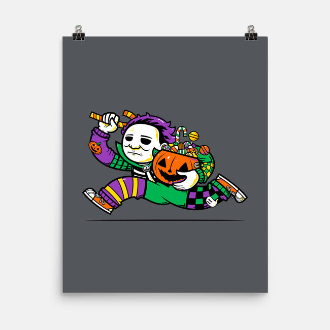 Halloween Candy Run-None-Matte-Poster-krisren28