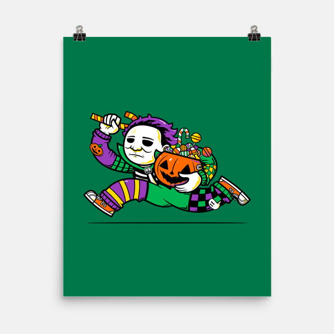 Halloween Candy Run-None-Matte-Poster-krisren28