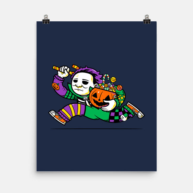 Halloween Candy Run-None-Matte-Poster-krisren28