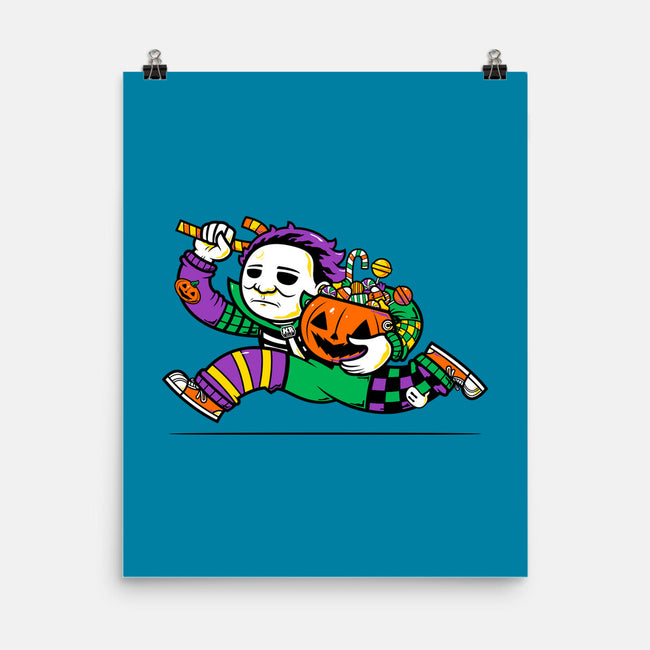 Halloween Candy Run-None-Matte-Poster-krisren28