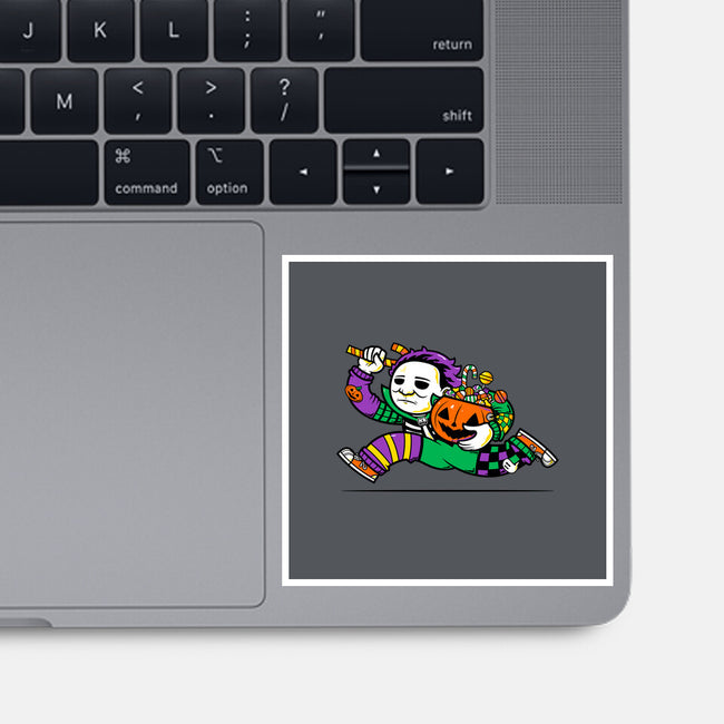 Halloween Candy Run-None-Glossy-Sticker-krisren28