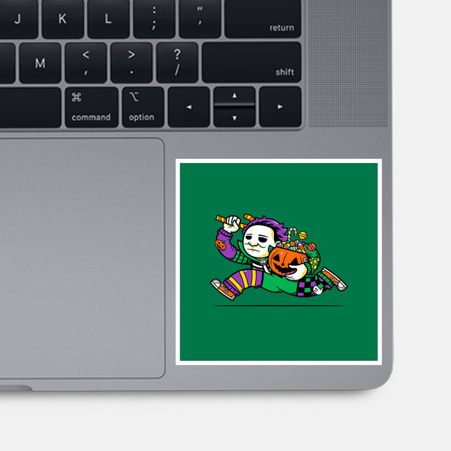 Halloween Candy Run-None-Glossy-Sticker-krisren28