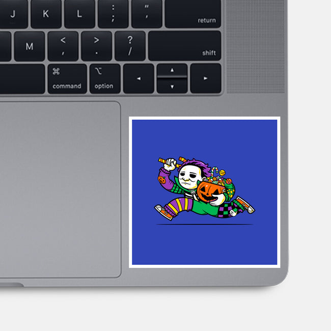 Halloween Candy Run-None-Glossy-Sticker-krisren28