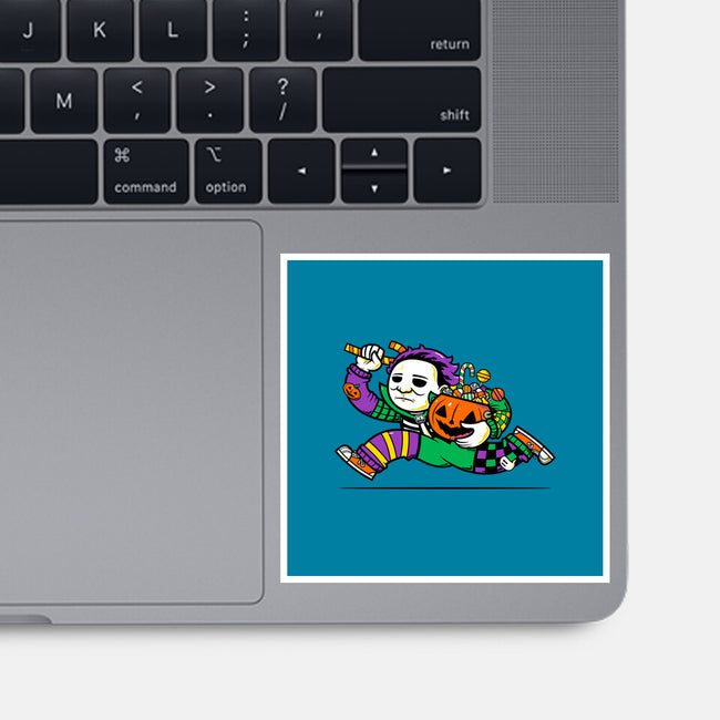 Halloween Candy Run-None-Glossy-Sticker-krisren28