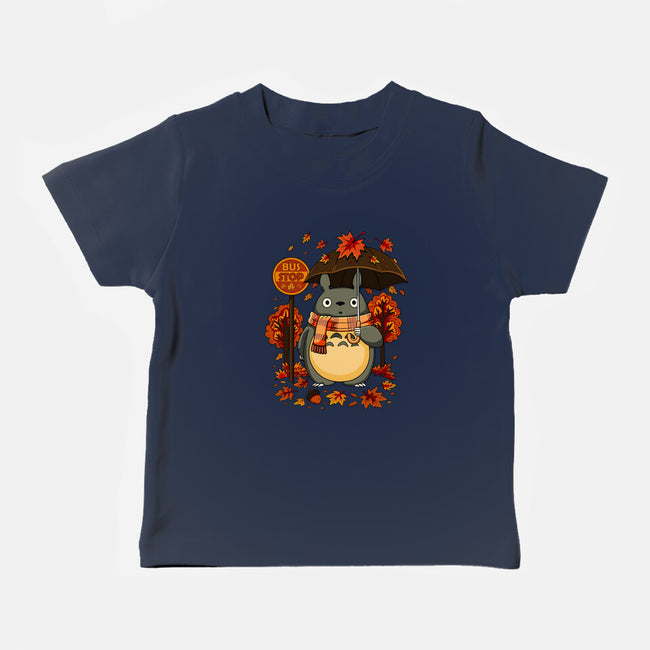 Autumn Bus Stop-Baby-Basic-Tee-JamesQJO