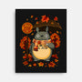 Autumn Bus Stop-None-Stretched-Canvas-JamesQJO