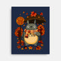 Autumn Bus Stop-None-Stretched-Canvas-JamesQJO