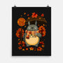 Autumn Bus Stop-None-Matte-Poster-JamesQJO