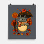 Autumn Bus Stop-None-Matte-Poster-JamesQJO