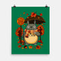 Autumn Bus Stop-None-Matte-Poster-JamesQJO