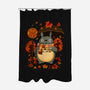 Autumn Bus Stop-None-Polyester-Shower Curtain-JamesQJO