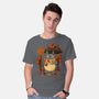 Autumn Bus Stop-Mens-Basic-Tee-JamesQJO