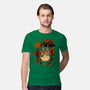 Autumn Bus Stop-Mens-Premium-Tee-JamesQJO