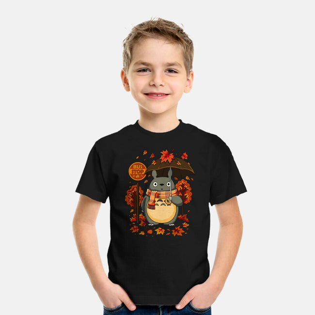 Autumn Bus Stop-Youth-Basic-Tee-JamesQJO