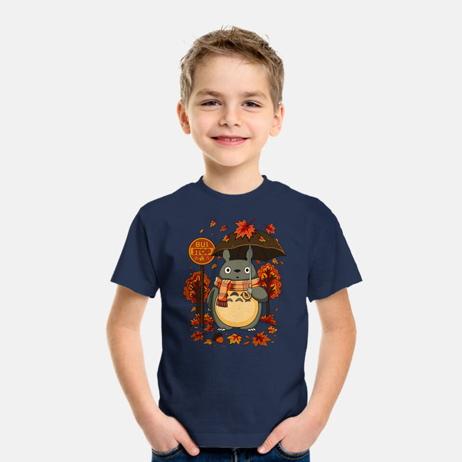Autumn Bus Stop-Youth-Basic-Tee-JamesQJO