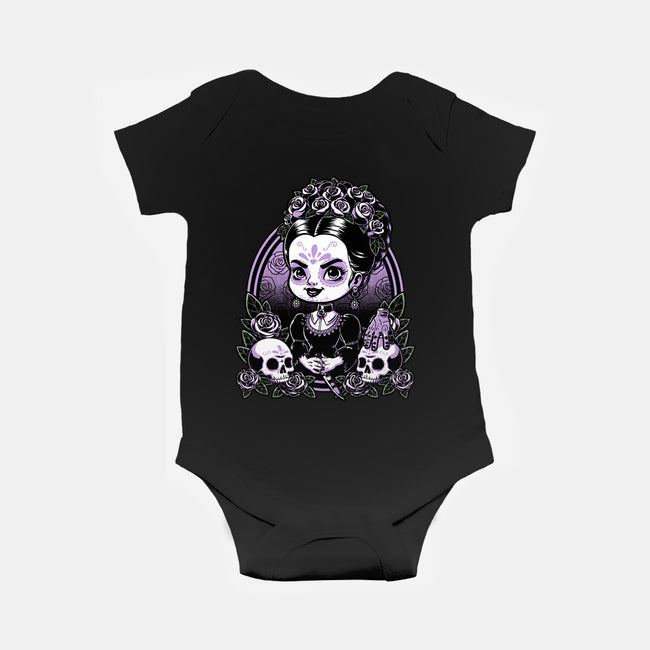 Gothic Muerte Girl-Baby-Basic-Onesie-Studio Mootant