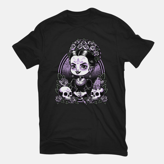 Gothic Muerte Girl-Youth-Basic-Tee-Studio Mootant