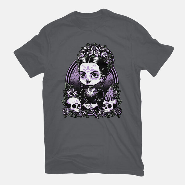 Gothic Muerte Girl-Mens-Basic-Tee-Studio Mootant
