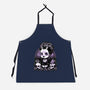 Gothic Muerte Girl-Unisex-Kitchen-Apron-Studio Mootant
