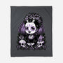 Gothic Muerte Girl-None-Fleece-Blanket-Studio Mootant