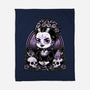 Gothic Muerte Girl-None-Fleece-Blanket-Studio Mootant