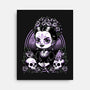 Gothic Muerte Girl-None-Stretched-Canvas-Studio Mootant
