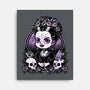 Gothic Muerte Girl-None-Stretched-Canvas-Studio Mootant