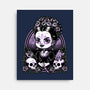 Gothic Muerte Girl-None-Stretched-Canvas-Studio Mootant