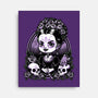 Gothic Muerte Girl-None-Stretched-Canvas-Studio Mootant