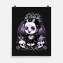 Gothic Muerte Girl-None-Matte-Poster-Studio Mootant