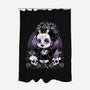 Gothic Muerte Girl-None-Polyester-Shower Curtain-Studio Mootant