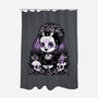 Gothic Muerte Girl-None-Polyester-Shower Curtain-Studio Mootant