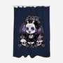 Gothic Muerte Girl-None-Polyester-Shower Curtain-Studio Mootant