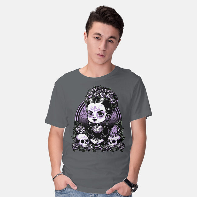 Gothic Muerte Girl-Mens-Basic-Tee-Studio Mootant