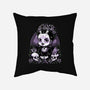 Gothic Muerte Girl-None-Removable Cover w Insert-Throw Pillow-Studio Mootant