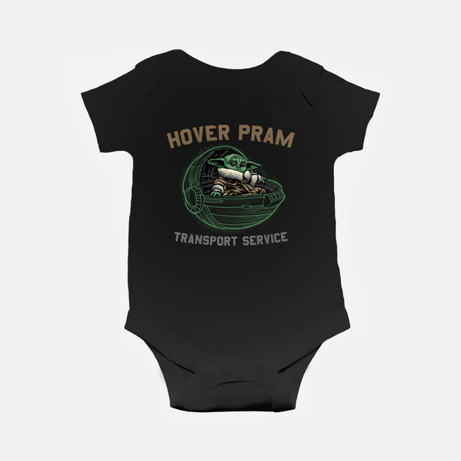 Hover Pram Transport Service-Baby-Basic-Onesie-glitchygorilla