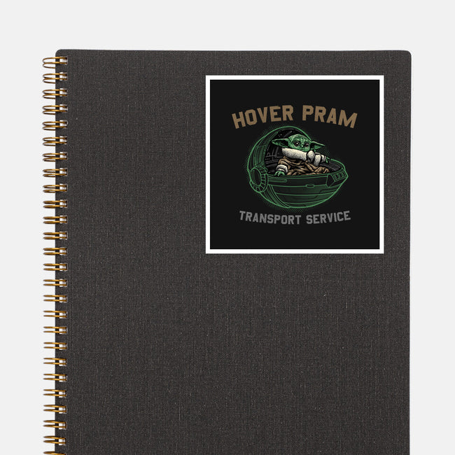 Hover Pram Transport Service-None-Glossy-Sticker-glitchygorilla