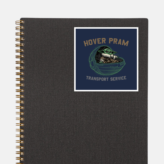 Hover Pram Transport Service-None-Glossy-Sticker-glitchygorilla