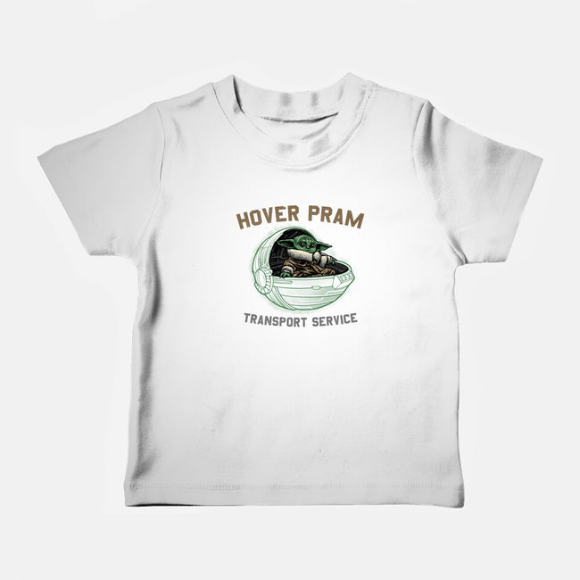 Hover Pram Transport Service-Baby-Basic-Tee-glitchygorilla