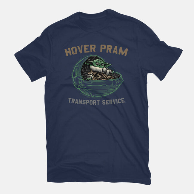 Hover Pram Transport Service-Unisex-Basic-Tee-glitchygorilla